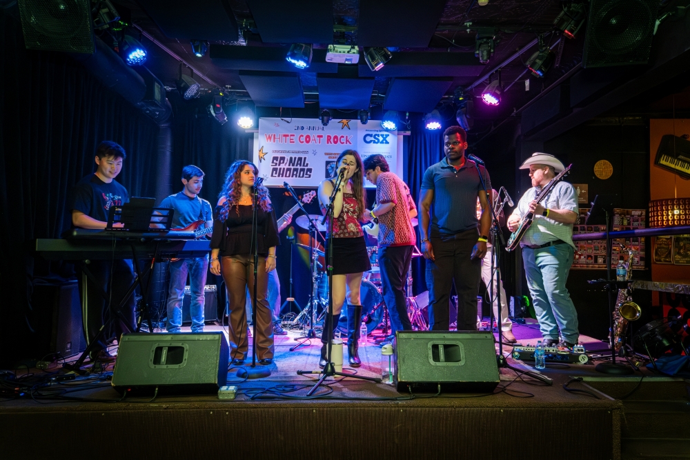 Spinal chords on stage 