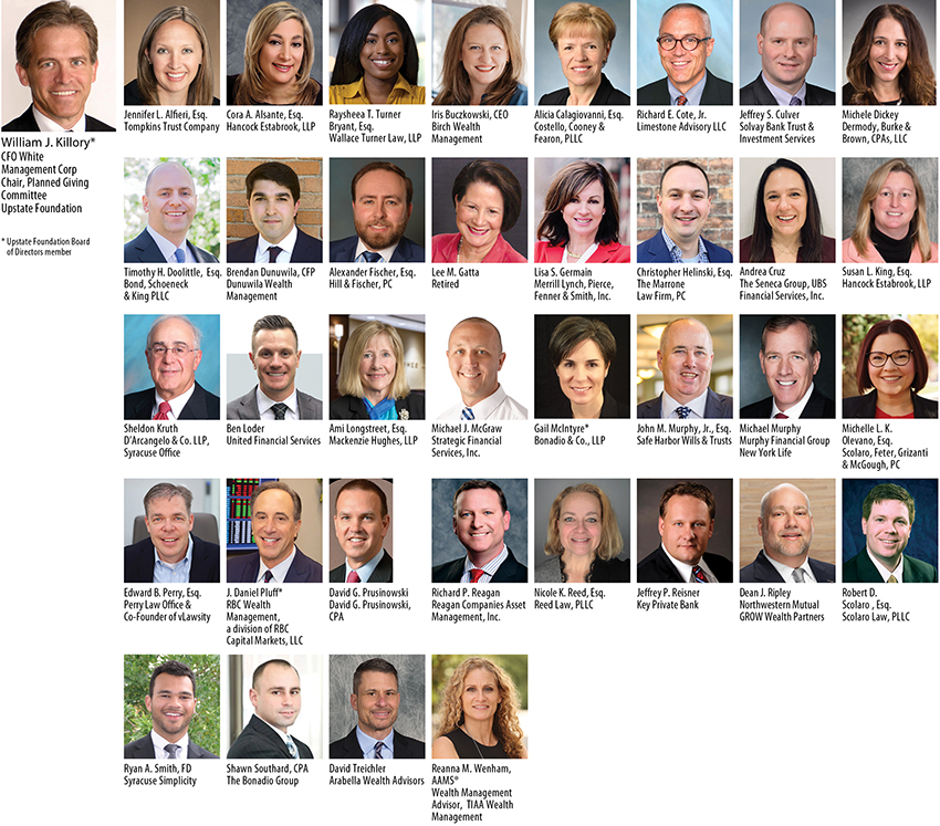 Planned Giving Council pictures with their names and companyies