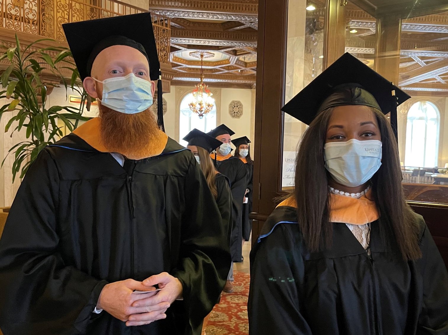 2021 College of Nursing graduates (new alumni!) at the 2021 Commencement Ceremony